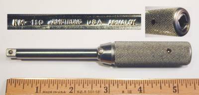 [Armstrong Armaloy NM-110 1/4-Drive Handle and Extension]