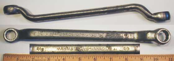 [Armstrong-Vanadium 8727 9/16x5/8 Offset Box Wrench]