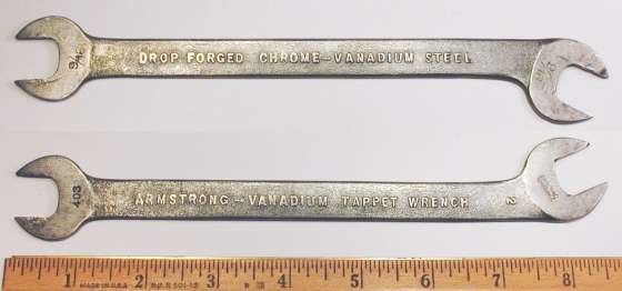 [Armstrong-Vanadium 403 9/16x9/16 Tappet Wrench]