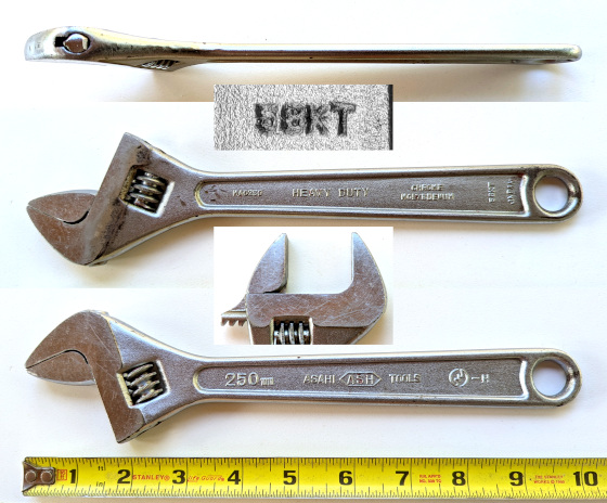[Asahi Tools MA0250 250mm Adjustable Wrench]