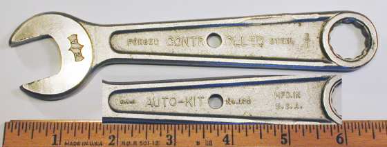 [Auto-Kit No. 100 Controlled Steel 5/8x3/4 Open+Box Wrench]