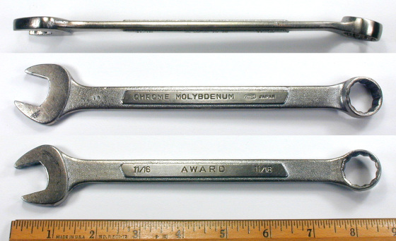 [Award KTC 11/16 Combination Wrench]