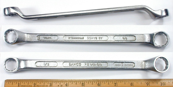 [BAHCO PS 11/16x3/4 Offset Box-End Wrench]