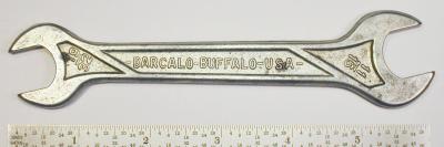 [Barcalo 19/32x11/16 Open-End Wrench with Geometric Panels]