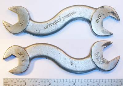 [Billings Vitalloy M-71 1/2x9/16 S-Shaped Wrench]