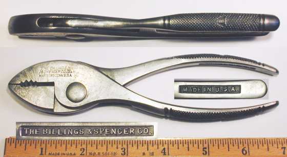 [Billings 6.5 Inch Box-Joint Combination Pliers with Side Cutters]