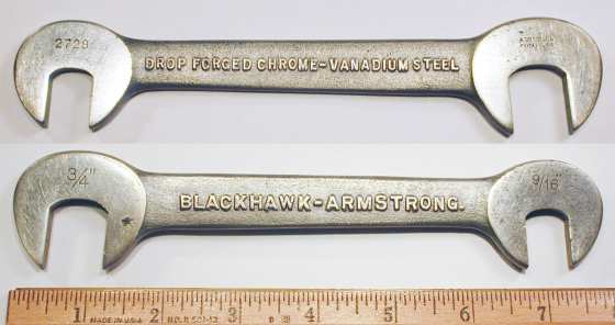 [Blackhawk-Armstrong 2728 9/16x3/4 Angle-Head Obstruction Wrench]
