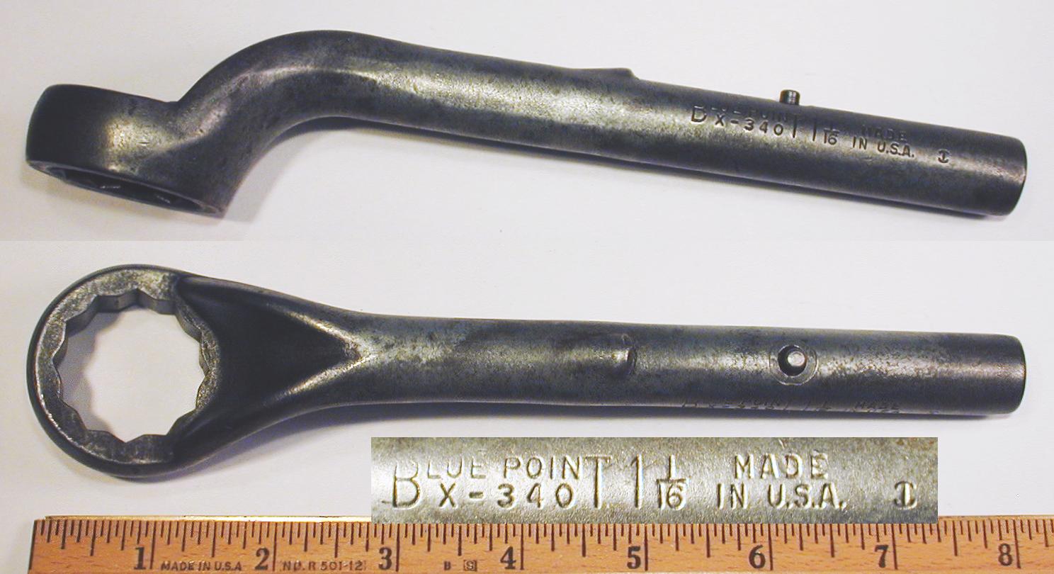 Round shaft XD-3032 15/16" & 1" BOX WRENCH Details about   Vintage BLUE POINT TOOL CO 
