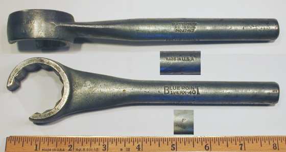 Blue Point VINTAGE BLUE POINT S-9078-A MODEL A BRAKE WRENCH 7/16" & 1/2" 
