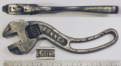 [Bonney 6 Inch Curved-Handle Adjustable Wrench]