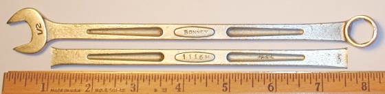 [Bonney 1116H Streamlined 1/2 6-Point Combination Wrench]