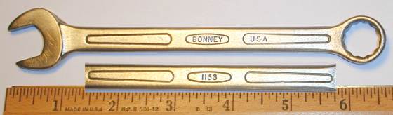 [Bonney 1163 Outline-Style 9/16 Combination Wrench]