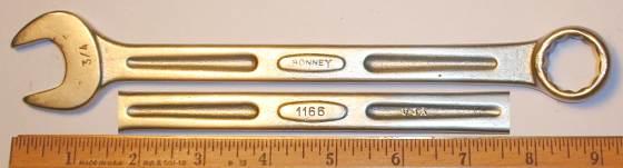 [Bonney 1166 Streamlined 3/4 Combination Wrench]