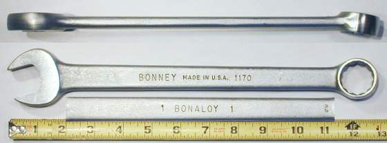 [Bonney 1170 Bonaloy 1 Inch Combination Wrench]