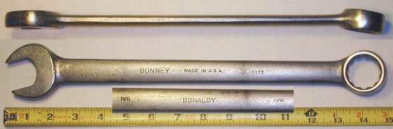 [Bonney 1172 Bonaloy 1-1/8 Combination Wrench]