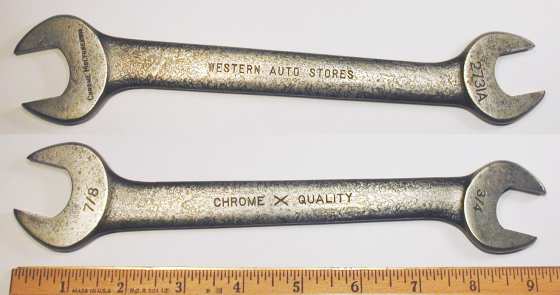 [ChromeXQuality 2731A 3/4x7/8 Open-End Wrench]