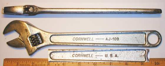 [Cornwell AJ-10B 10 Inch Adjustable Wrench]