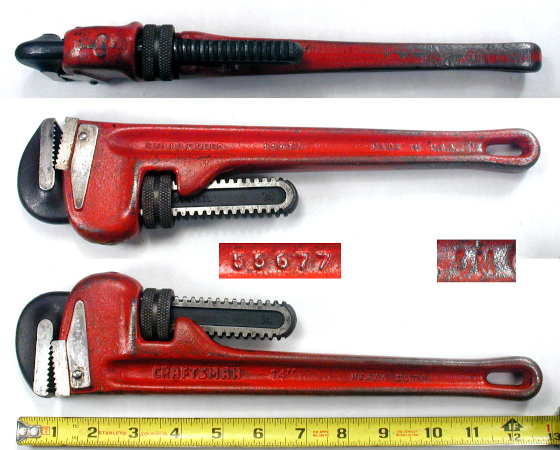 [Craftsman 55677 DM 14 Inch Heavy-Duty Pipe Wrench]