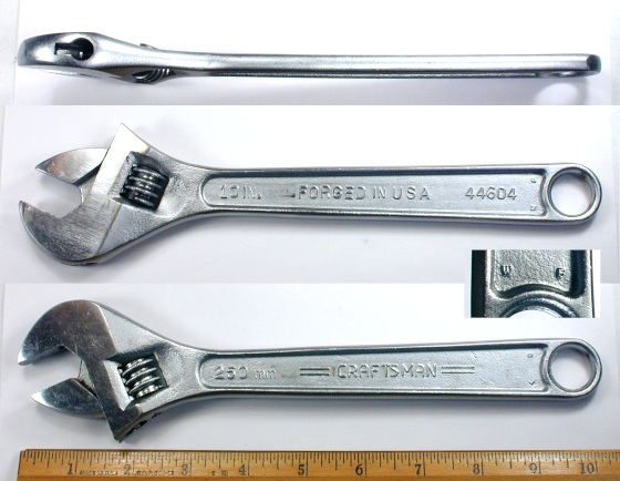 [Craftsman 44604 WF 10 Inch Adjustable Wrench]