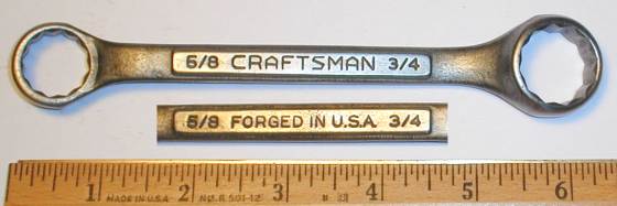 [Craftsman Transitional 5/8x3/4 Box-End Wrench]