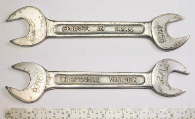 1935-41 1/2” X 9/16” USA Craftsman CI Series Vanadium Tappet Wrench No.2 