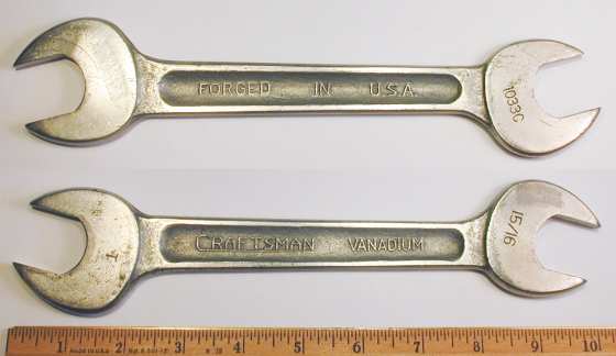 No.2 1/2” X 9/16” 1935-41 USA Craftsman CI Series Vanadium Tappet Wrench 