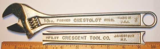 [Crestoloy 10 Inch Adjustable Wrench]