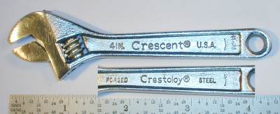 [Crestoloy 4 Inch Adjustable Wrench]