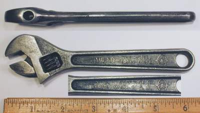[Diamond Tool Steel 6 Inch Adjustable Wrench]