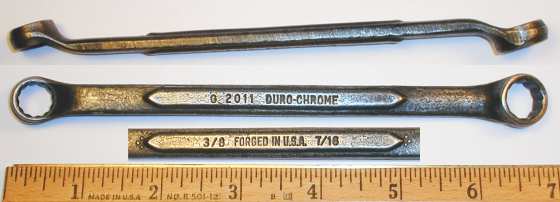 [Duro-Chrome G 2011 3/8x7/16 Box-End Wrench]