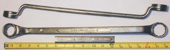[Duro-Chrome 2058B 1-1/8x1-1/4 Offset Box Wrench]