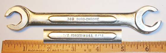 [Duro-Chrome 369 1/2x9/16 Flare-Nut Wrench]
