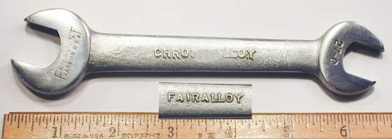 [Fairmount Fairalloy 27-C 9/16x11/16 Open-End Wrench]