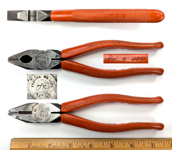 [Fujiya 1050 175mm Lineman's Side-Cutting Pliers]