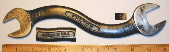 [Fulton 25/32x7/8 S-Shaped Wrench]
