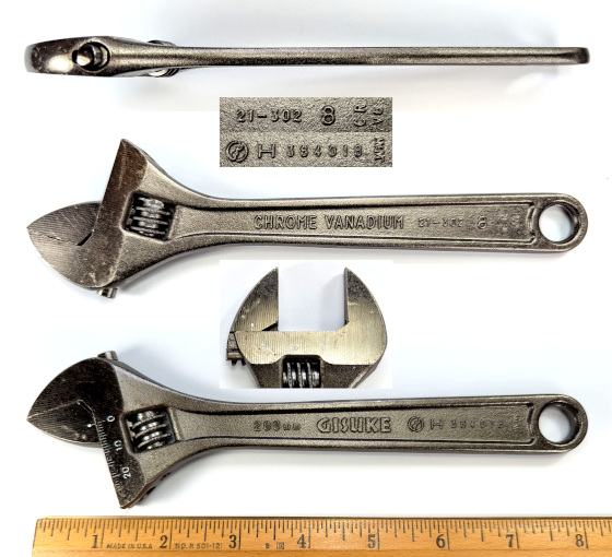 [Gisuke CR 200mm Adjustable Wrench]