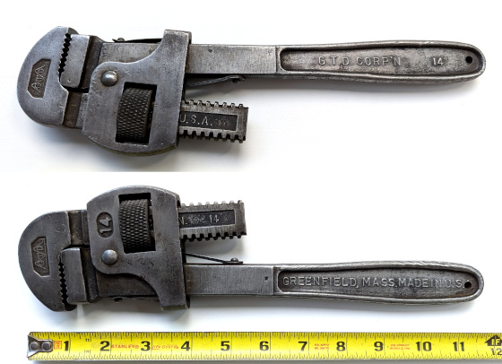 [GTD 14 Inch Stillson-Pattern Pipe Wrench]