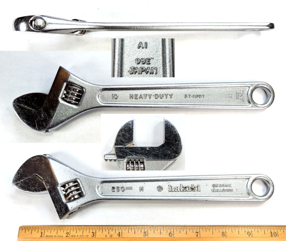 [Hakubi 250mm Adjustable Wrench]