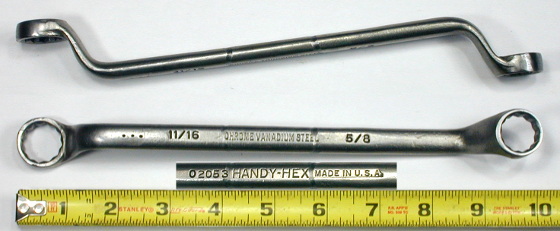 [Handy-Hex 02053 5/8x11/16 Offset Box-End Wrench