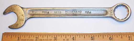 [Herbrand 1222 11/16 Multitype Combination Wrench]