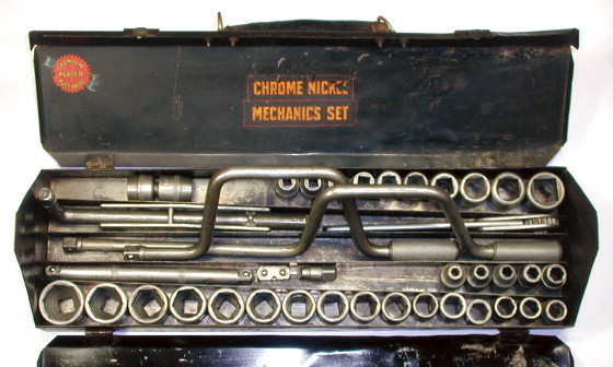 [Hinsdale 1/2-Drive Chrome-Nickel Mechanics Socket Set]