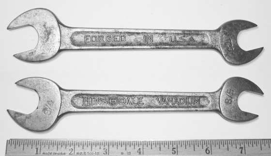 [Hinsdale Vanadium 1729 5/8x3/4 Open-End Wrench]