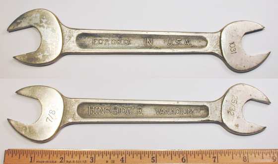 [Hinsdale Vanadium 1031 25/32x7/8 Open-End Wrench]