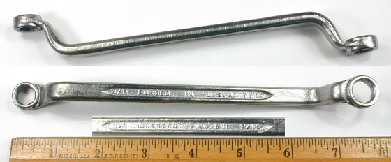 [Indestro No. 911 3/8x7/16 Offset Box Wrench]