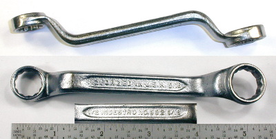 [Indestro No. 932 1/2x9/16 Short Offset Box Wrench]