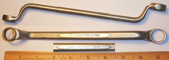 [Indestro Super 731A 9/16x5/8 Offset Box-End Wrench]