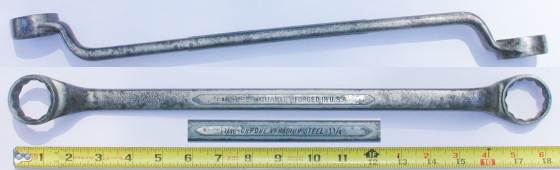 [Super-Quality 758A 1-3/16x1-1/4 Offset Box Wrench]