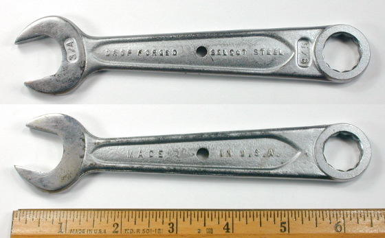 [Indestro Select Steel 5/8x3/4 Open+Box Wrench]