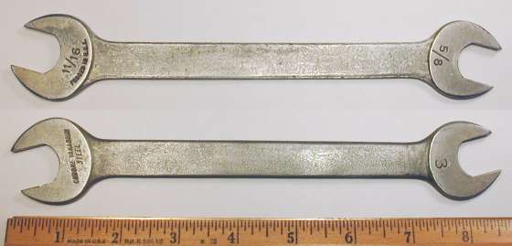 [Indestro Chrome Vanadium Steel No. 3 5/8x11/16 Tappet Wrench]