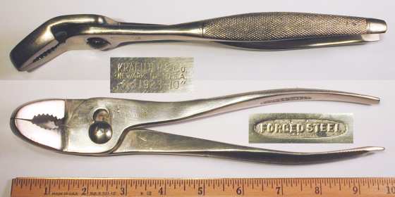[Kraeuter 1923-10 10 Inch Bent-Nose Combination Pliers]